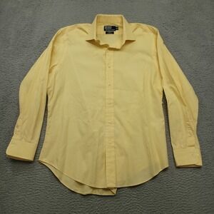 Polo by Ralph Lauren Regent Classic Fit Mens 16.5 34/35 Yellow Dress Shirt